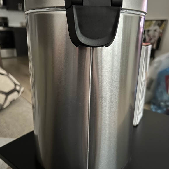 Simplehuman Silver Steel Pedal Bin - 4.5L - Picture 2 of 6